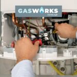 Boiler getting repaired by a gas safe heating engineer